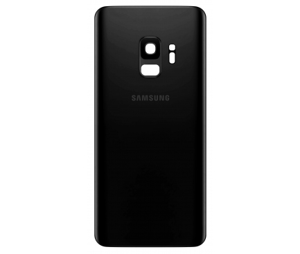 Capac Baterie - Geam Camera Spate Samsung Galaxy S9 G960, Negru, Second Hand 