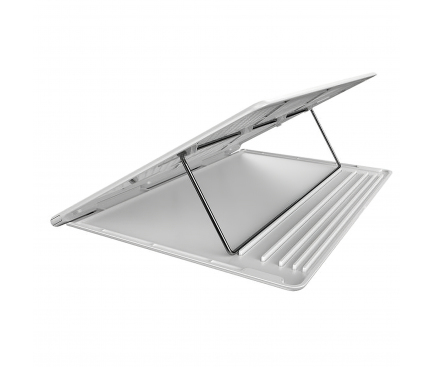 Stand Laptop Baseus Mesh, Universal, 13 inch, Alb Gri SUDD-2G