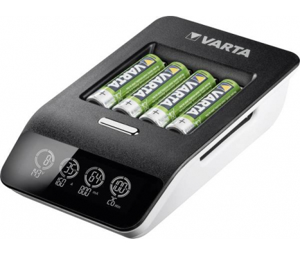 Incarcator Baterii Varta LCD Ultra Fast Charge+, Negru