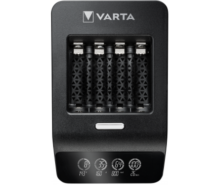 Incarcator Baterii Varta LCD Ultra Fast Charge+, Negru