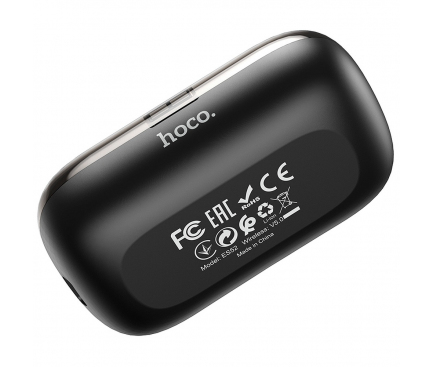 Handsfree Casti Bluetooth HOCO ES52, SinglePoint, Delight TWS, Negru