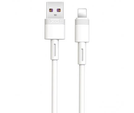 Cablu Date si Incarcare USB la Lightning XO Design NB-Q166, 1 m, 5A, Alb