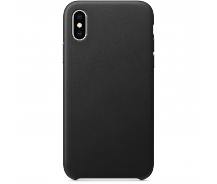 Husa Piele OEM Eco Leather pentru Apple iPhone 7 / Apple iPhone 8 / Apple iPhone SE (2020), Neagra