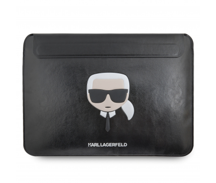 Husa Laptop Karl Lagerfeld Sleeve, pentru MacBook Air/Pro, Neagra KLCS133KHBK