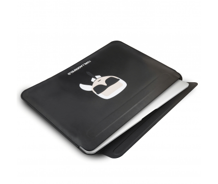 Husa Laptop Karl Lagerfeld Sleeve, pentru MacBook Air/Pro, Neagra KLCS133KHBK