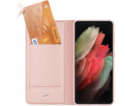 Husa Poliuretan DUX DUCIS Skin Pro pentru Samsung Galaxy S21 5G, Roz