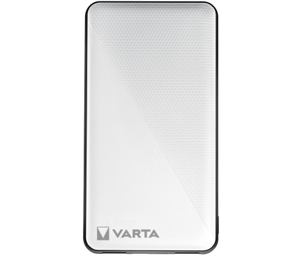 Baterie Externa Varta Energy, 10000mAh, 15W, 2 x USB-A - 1 x USB-C, Alba