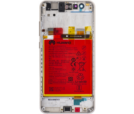 Display - Touchscreen Huawei P10 Lite, Cu Rama, Acumulator si piese, Auriu 02351FSN