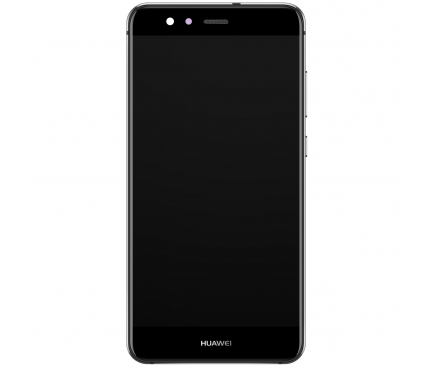 Display - Touchscreen Huawei P10 Lite, Cu Rama, Acumulator si piese, Negru 02351FSG