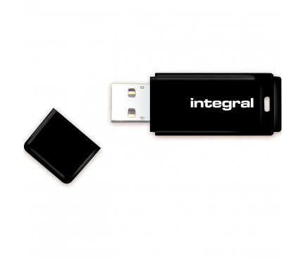 Memorie Externa Integral, 64Gb, USB 2.0, Neagra INFD64GBBLK