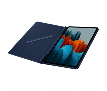 Husa Tableta Poliuretan Samsung Galaxy Tab S7 / Samsung Galaxy Tab S8, Bleumarin EF-BT630PNEGEU 