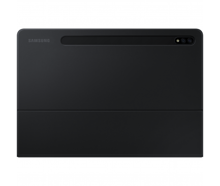 Husa Tableta Poliuretan Samsung Galaxy Tab S7 / Samsung Galaxy Tab S8, Cu Tastatura, Neagra EF-DT630UBEGEU 