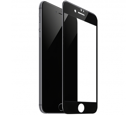 Folie Protectie Ecran HOCO Flash pentru Apple iPhone 7 Plus / Apple iPhone 8 Plus, HD G1, Sticla securizata, Full Face, Full Glue, Neagra 