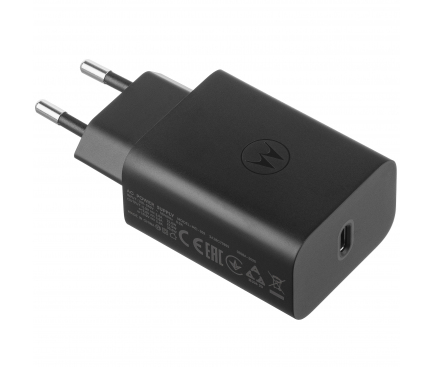 Incarcator Retea USB Motorola MC-302, Quick Charge, 30W, 1 X USB Tip-C, Negru SA18C79899 
