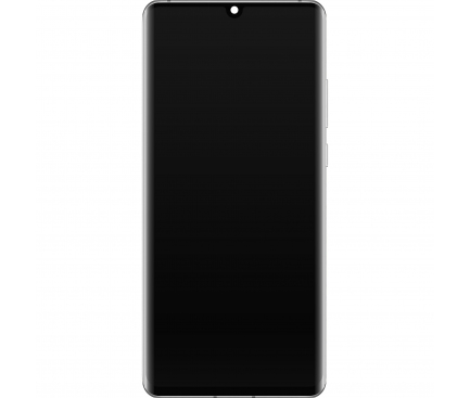 Display - Touchscreen Huawei P30 Pro, Cu Rama, Acumulator si Piese, Argintie (Silver Frost), Service Pack 02353SBC 