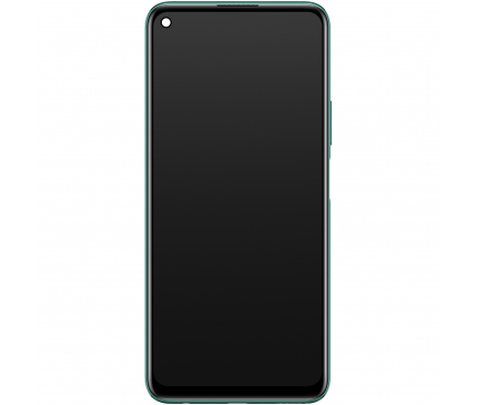 Display cu Touchscreen Huawei P40 lite 5G, cu Rama si Acumulator, Verde (Crush Green), Service Pack 02353SUP