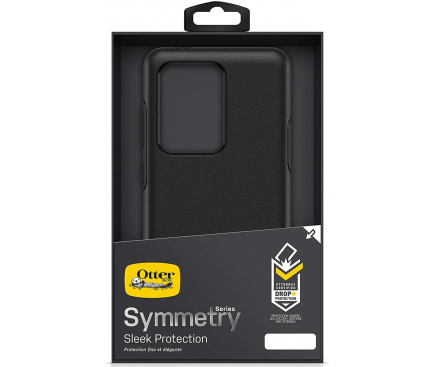 Husa Plastic - TPU OtterBox Symmetry pentru Samsung Galaxy S20 Ultra G988, Neagra 