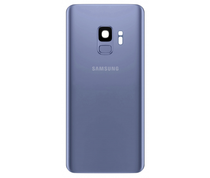 Capac Baterie - Geam Camera Spate - Senzor Amprenta Samsung Galaxy S9 G960, Albastru, Second Hand 