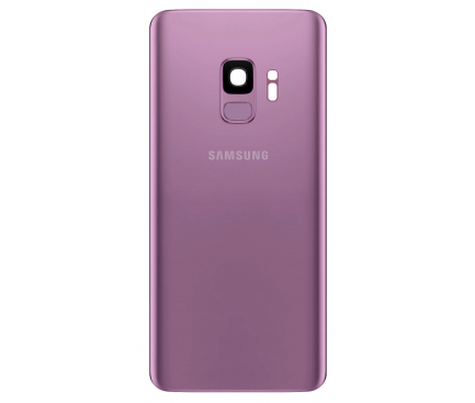 Capac Baterie Samsung Galaxy S9 G960, Cu Geam Camera Spate - Senzor Amprenta, Mov (Lilac Purple), Second Hand