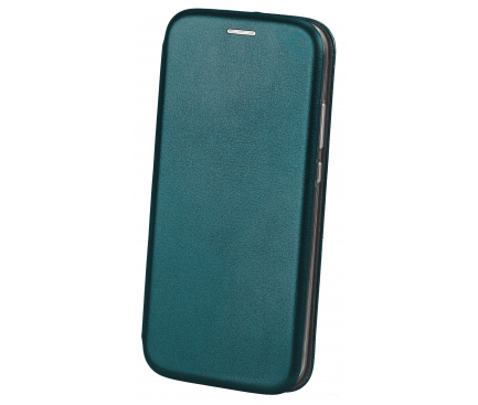 Husa Piele OEM Elegance pentru Samsung Galaxy A02s A025F, Verde 
