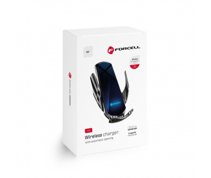 Incarcator Auto Wireless Forcell HS1, Quick Charge, 15W, IR, Conectori Magnetici, Negru