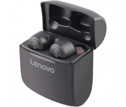 Handsfree Casti Bluetooth Lenovo HT20, Earbuds HD, Negru 