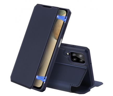 Husa Poliuretan DUX DUCIS Skin X pentru Samsung Galaxy A12 A125 / Samsung Galaxy A12 Nacho / Samsung Galaxy M12, Bleumarin 