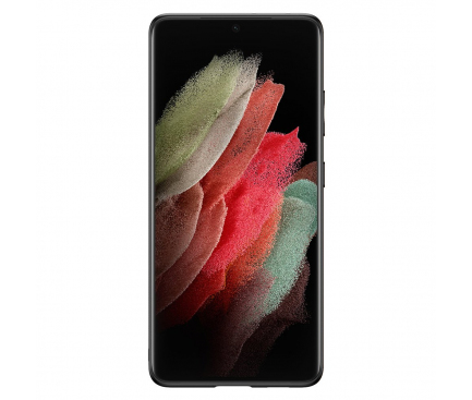 Husa TPU - Piele Ecologica DUX DUCIS Yolo pentru Samsung Galaxy S21 Ultra 5G, Neagra 
