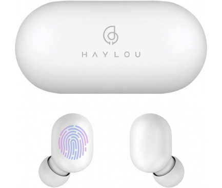 Handsfree Casti Bluetooth Haylou GT1, SinglePoint, Alb 