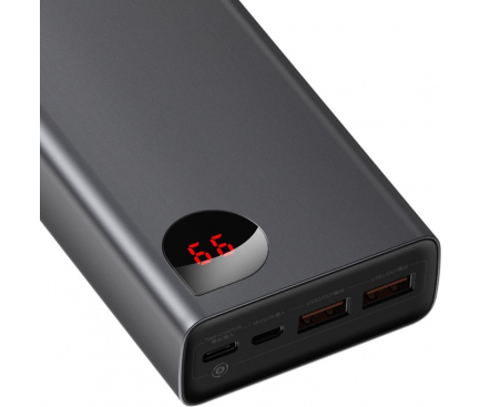 Baterie Externa Powerbank Baseus Adaman, 20000 mA, Power Delivery (PD) - Quick Charge 3.0, 65W, Neagra PPIMDA-D01 