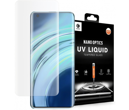 Folie Protectie Ecran Mocolo pentru Xiaomi Mi 11 Ultra, Sticla securizata, Full Face, Full Glue, 3D, UV 