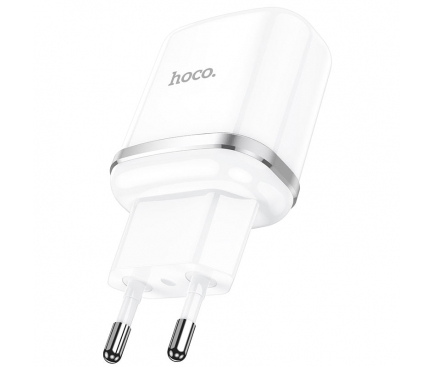 Incarcator Retea HOCO N3, 18W, 2.1A, 1 x USB-A, Alb