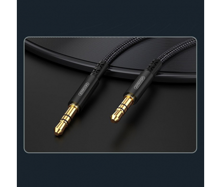 Cablu Audio 3.5mm - 3.5mm Joyroom SY-10A1, 1m, Negru
