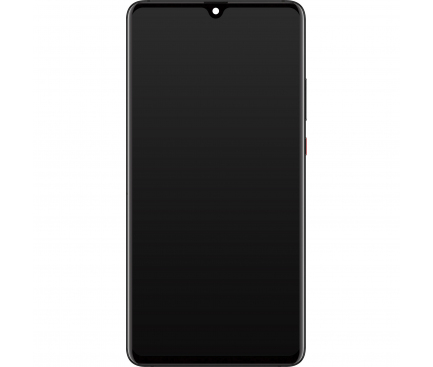 Display cu Touchscreen Huawei Mate 20, cu Rama si Acumulator, Negru, Service Pack 02352ETG