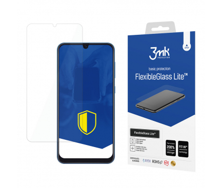 Folie de protectie Ecran 3MK FlexibleGlass Lite pentru Samsung Galaxy A10 A105, Sticla Flexibila, Full Glue
