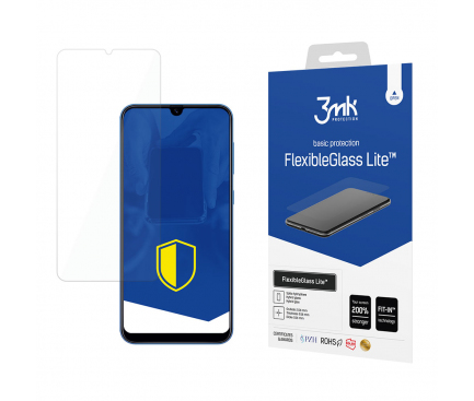 Folie de protectie Ecran 3MK FlexibleGlass Lite pentru Samsung Galaxy A20e A202, Sticla Flexibila, Full Glue