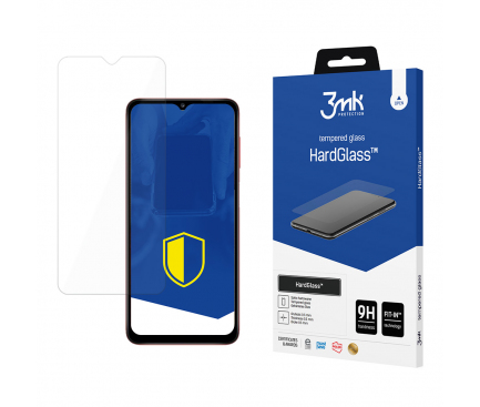 Folie de protectie Ecran 3MK HardGlass pentru Samsung Galaxy A12 Nacho A127 / M12 M127 / A12 A125, Sticla securizata, Full Glue