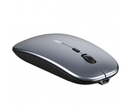 Mouse Wireless Inphic PM1, WiFi 2.4Ghz, Gri 