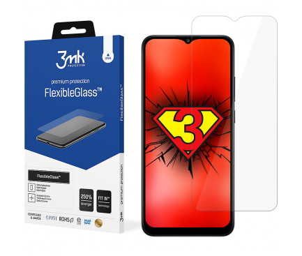 Folie Protectie Ecran 3MK FlexibleGlass pentru Samsung Galaxy A02s A025F / Samsung Galaxy A03s, Sticla Flexibila, 7H