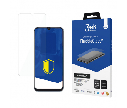 Folie de protectie Ecran 3MK FlexibleGlass pentru Samsung Galaxy A50s A507 / A30s A307 / A50 A505 / A30 A305, Sticla Flexibila, Full Glue