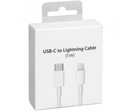 Cablu Date si Incarcare USB-C - Lightning OEM MP, 18W, 1m, Alb