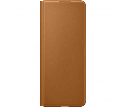 Husa pentru Samsung Galaxy Z Fold3 5G F926, Leather Flip Cover, Maro EF-FF926LAEGWW
