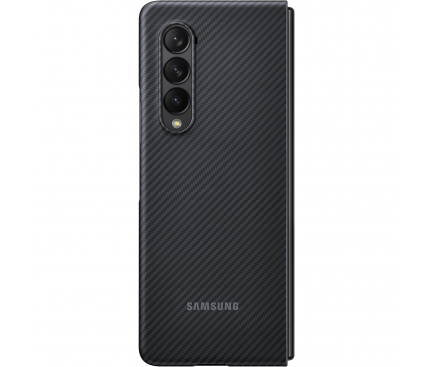 Husa Fibra Aramida Samsung Galaxy Z Fold3 5G, Neagra EF-XF926SBEGWW 