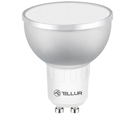 Bec LED Tellur, Wi-Fi, GU10, 5W, 2700K - 6500K, 460lm TLL331201