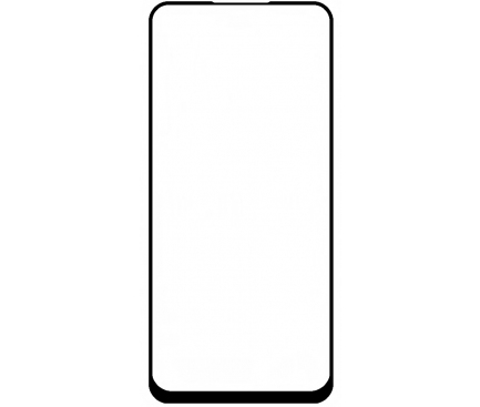 Folie Protectie Ecran OEM pentru Samsung Galaxy Xcover 5, Sticla securizata, Full Face, Full Glue, 5D, Neagra 