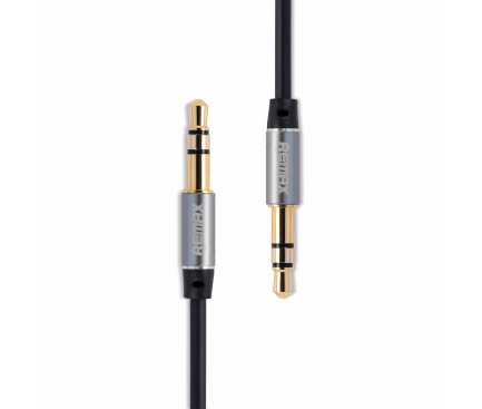 Cablu Audio 3.5 mm la 3.5 mm Remax L200, 2 m, TRS-TRS, Negru 