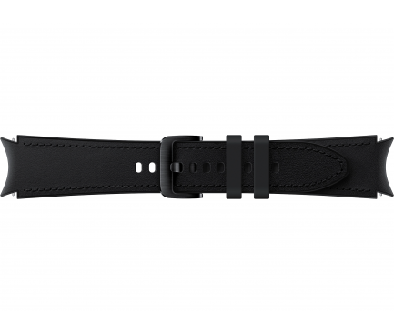 Curea Ceas Samsung Hybrid Leather Samsung Galaxy Watch4 / Galaxy Watch4 Classic / Galaxy Watch5 / Galaxy Watch5 Pro, M/L, 20mm, Neagra ET-SHR89LBEGEU 