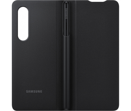 Husa Samsung Galaxy Z Fold3 5G, Flip Cover With S-Pen, Neagra EF-FF92PCBEGEE 