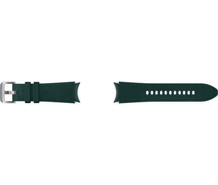 Curea Ceas Samsung Hybrid Leather Samsung Galaxy Watch4 / Galaxy Watch4 Classic / Galaxy Watch5 / Galaxy Watch5 Pro, S/M, 20mm, Verde ET-SHR88SGEGEU 