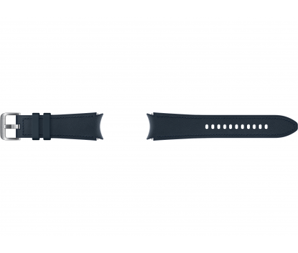 Curea Ceas Samsung Hybrid Leather Samsung Galaxy Watch4 / Galaxy Watch4 Classic / Galaxy Watch5 / Galaxy Watch5 Pro, M/L, 20mm, Bleumarin ET-SHR89LNEGEU 